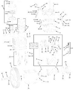 Pump Parts Diagram and Parts List for CI50000PC  Campbell Hausfeld Compressor